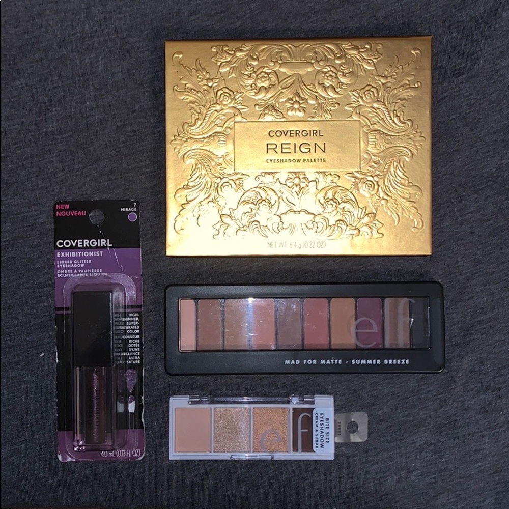 Covergirl ELF Eyeshadow 3 Palettes Brand New Lot